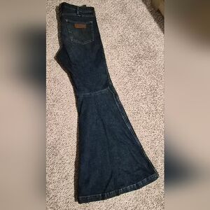 Wrangler Dark Blue Flare Jeans